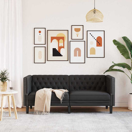 Sofa Sort 174 x 74,5 x 70,5 cm PVC