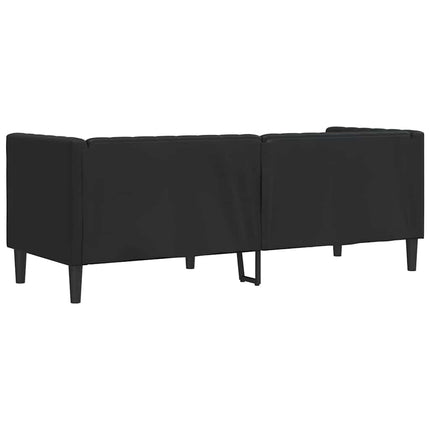 Sofa Sort 194 x 74,5 x 70,5 cm PVC