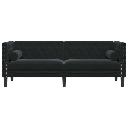 Sofa Sort 194 x 74,5 x 70,5 cm Fløjl