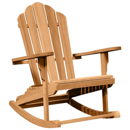 Adirondack gyngestol 2 stk. Brun Massivt teaktræ