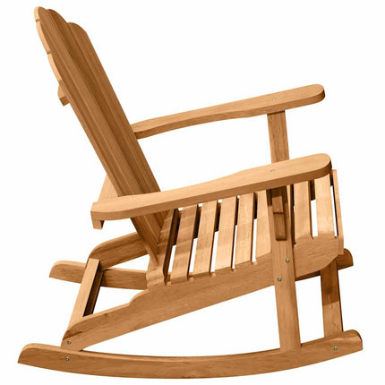 Adirondack gyngestol 2 stk. Brun Massivt teaktræ