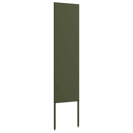 Have privatliv skærm Olivengrøn 32 x 140 cm Koldvalset stål