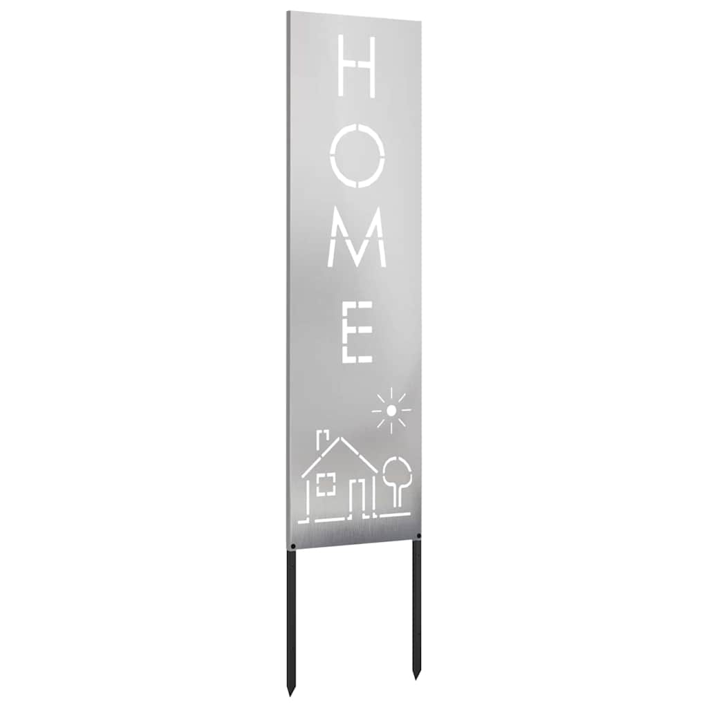 Have privatliv skærm Fretwork Sølv 32 x 140 cm Rustfrit stål