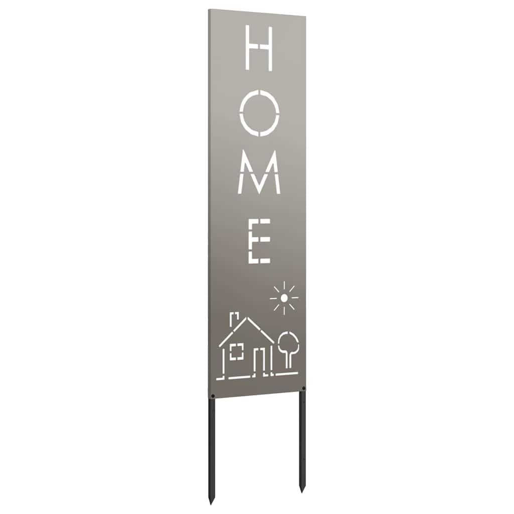 Have privatliv skærm Fretwork Rusten 32 x 140 cm Forvitret stål