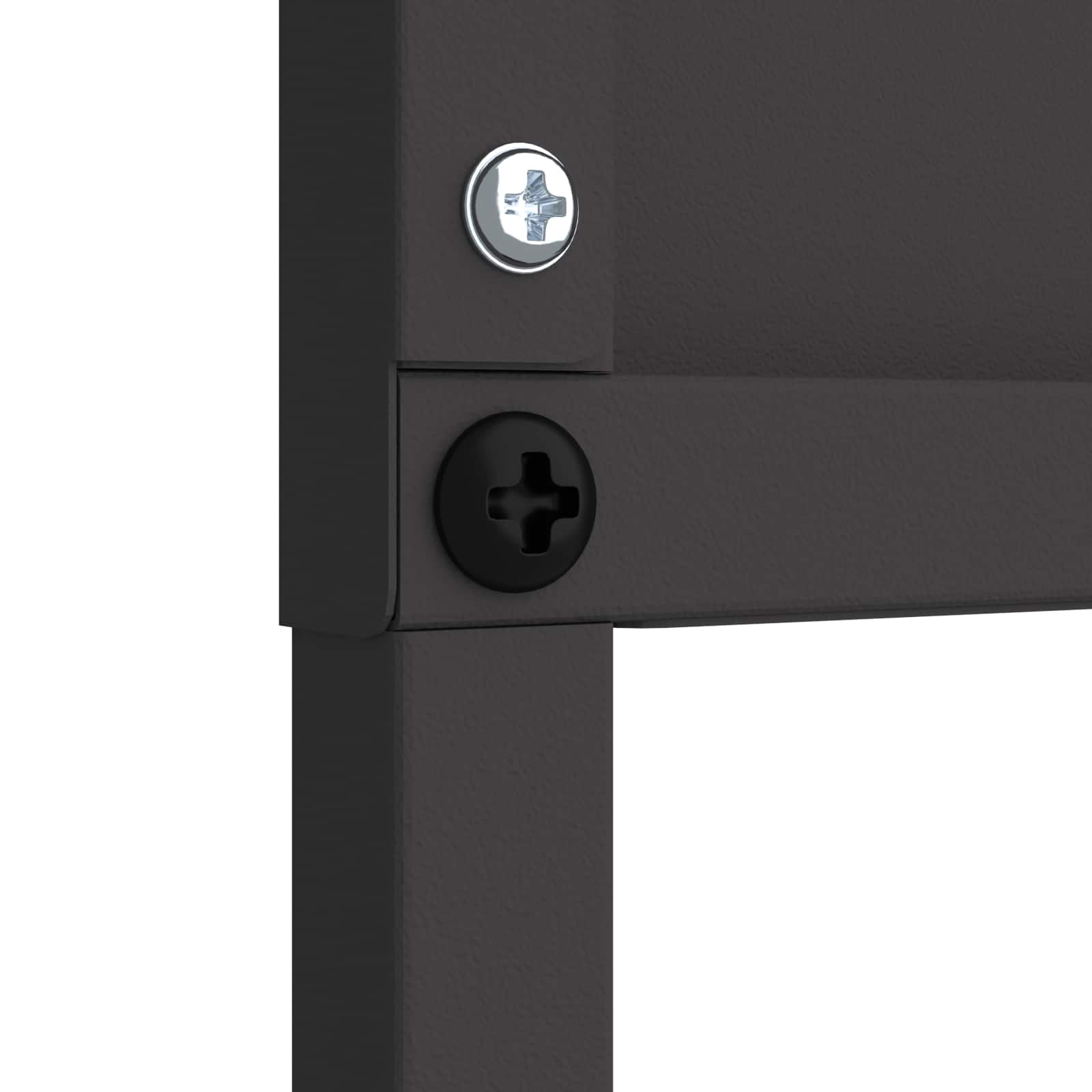 Have privatliv skærm Fretwork Sort 50 x 140 cm Koldvalset stål