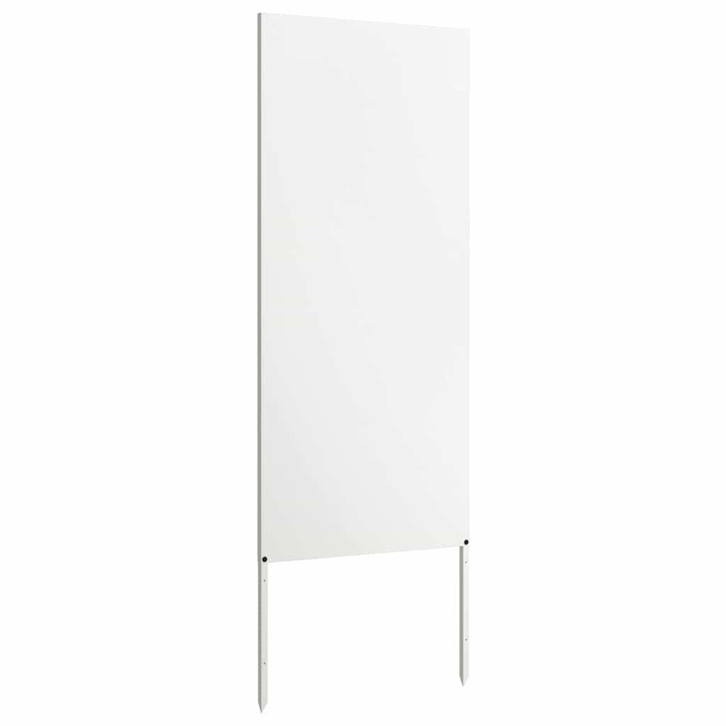 Have privatliv skærm Fretwork Hvid 50 x 140 cm Koldvalset stål