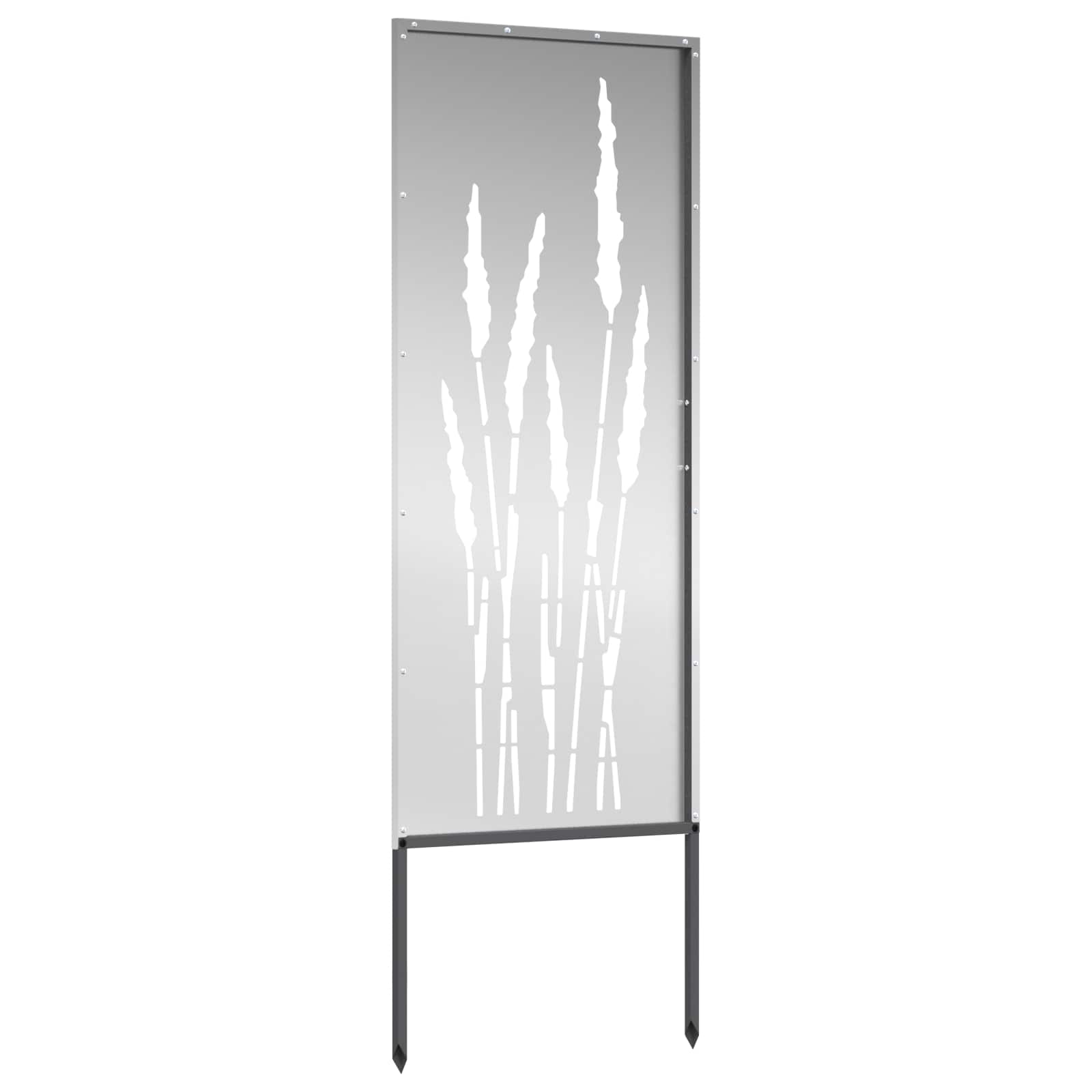 Have privatliv skærm Sølv 50 x 140 cm Galvaniseret stål