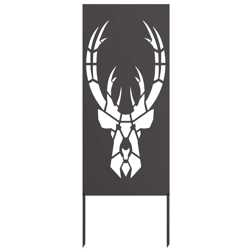 Have privatliv skærm Dyreprint Sort 50 x 140 cm Koldvalset stål