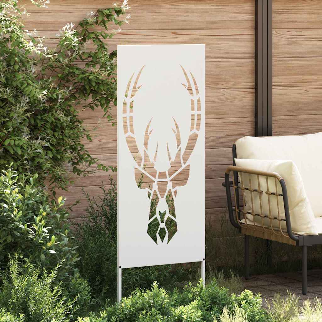 Have privatliv skærm Dyreprint Hvid 50 x 140 cm Koldvalset stål