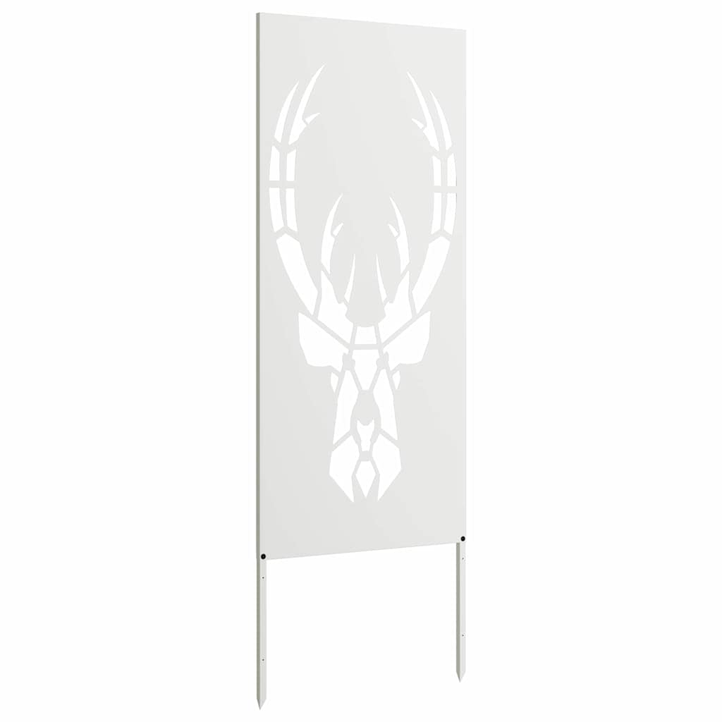 Have privatliv skærm Dyreprint Hvid 50 x 140 cm Koldvalset stål