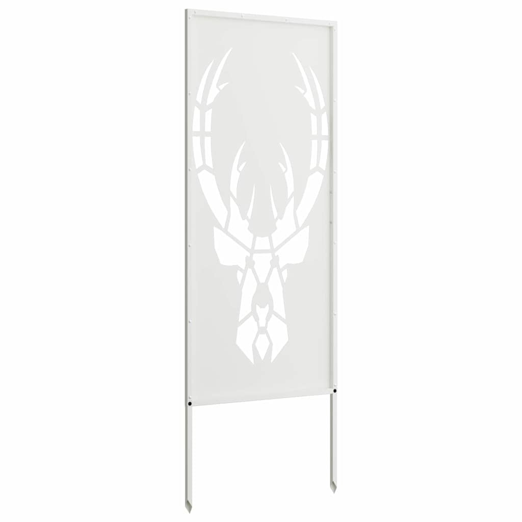 Have privatliv skærm Dyreprint Hvid 50 x 140 cm Koldvalset stål