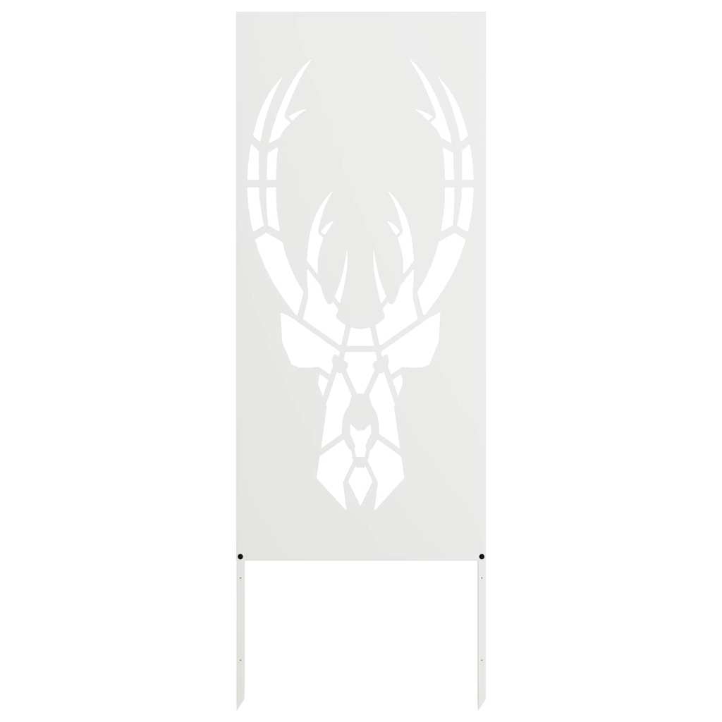 Have privatliv skærm Dyreprint Hvid 50 x 140 cm Koldvalset stål