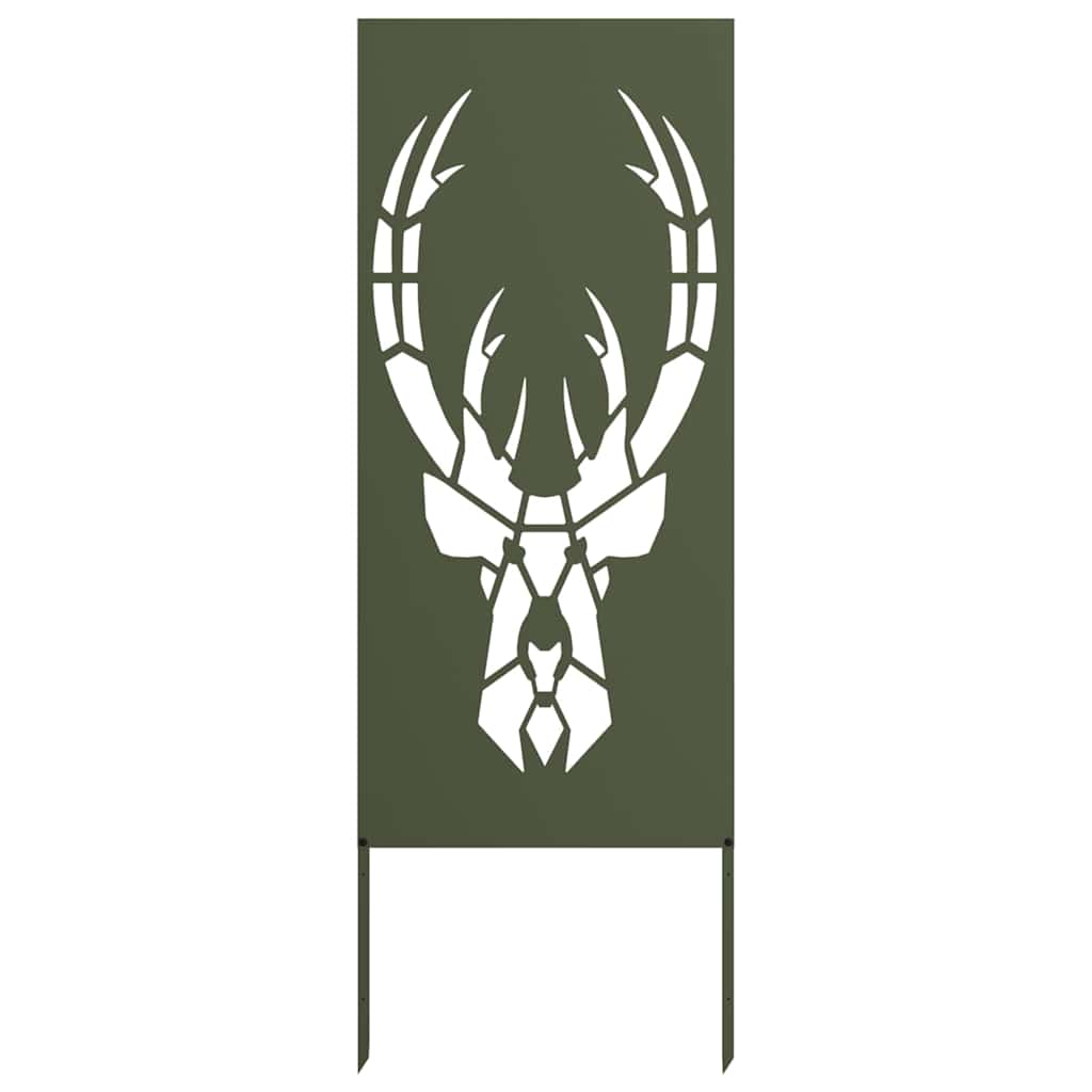 Have privatliv skærm Olivengrøn 50 x 140 cm Koldvalset stål