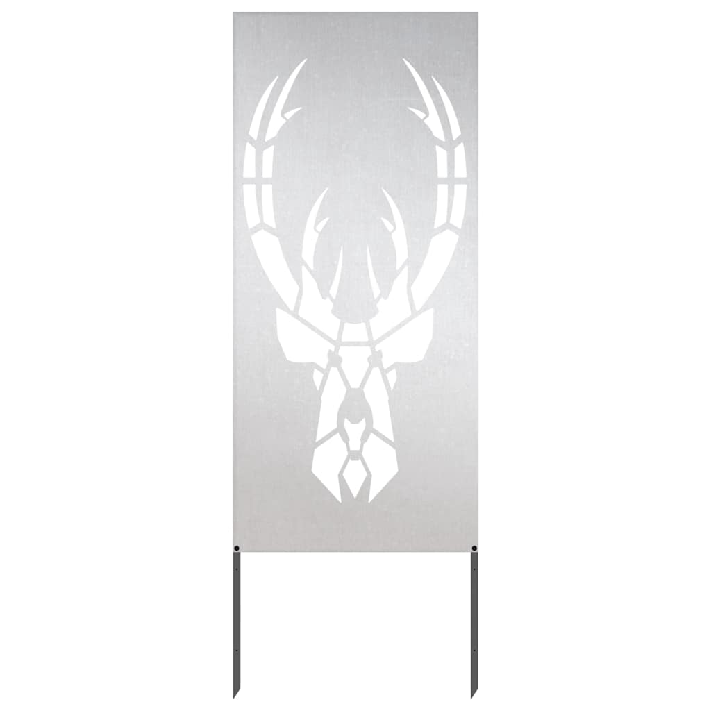 Have privatliv skærm Dyreprint Sølv 50 x 140 cm Rustfrit stål