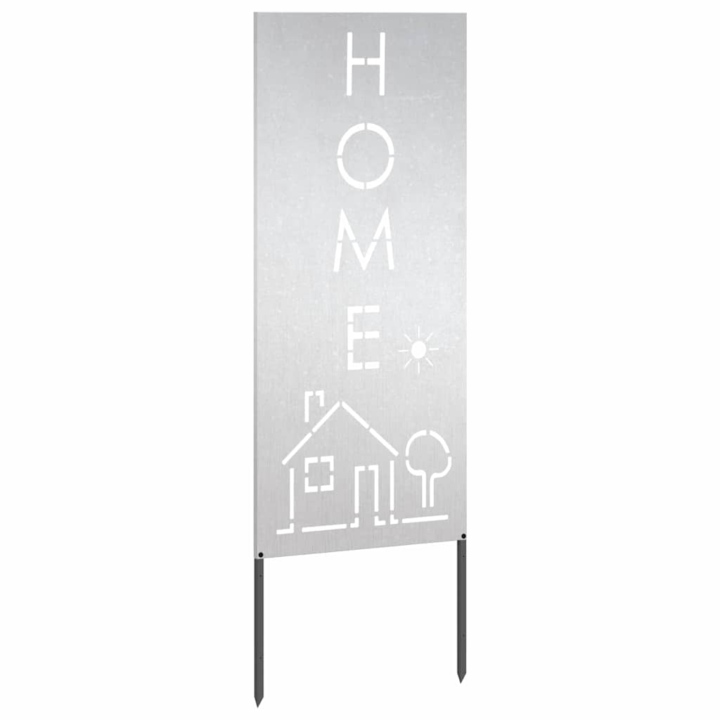 Have privatliv skærm Fretwork Sølv 50 x 140 cm Rustfrit stål