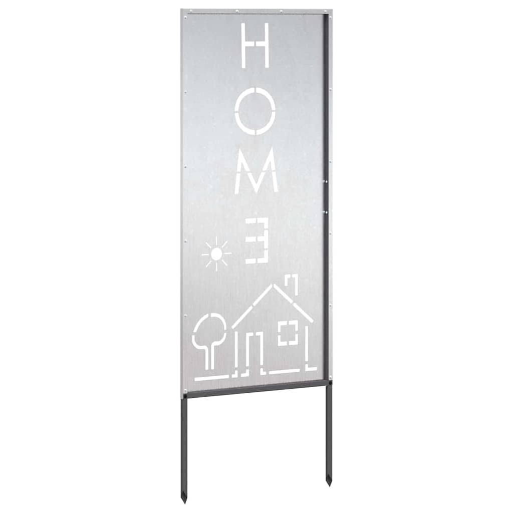 Have privatliv skærm Fretwork Sølv 50 x 140 cm Rustfrit stål