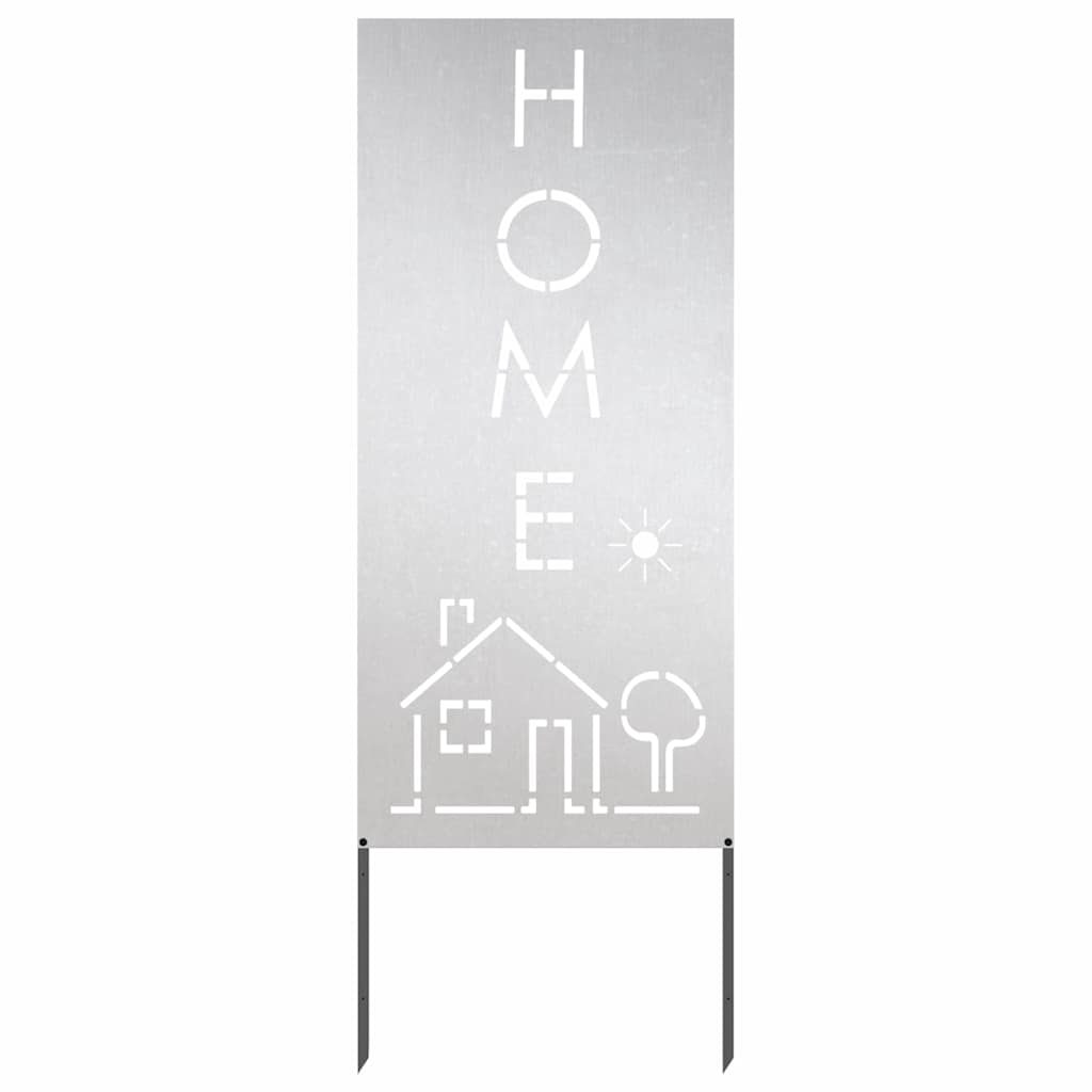 Have privatliv skærm Fretwork Sølv 50 x 140 cm Rustfrit stål