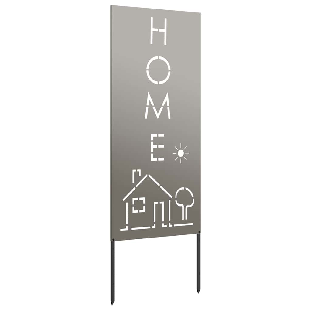 Have privatliv skærm Fretwork Rusten 50 x 140 cm Forvitret stål