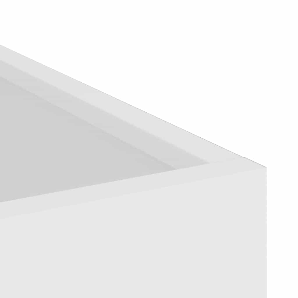 Have Blomsterkrukke Hvid 32 x 32 x 40 cm Koldvalset stål