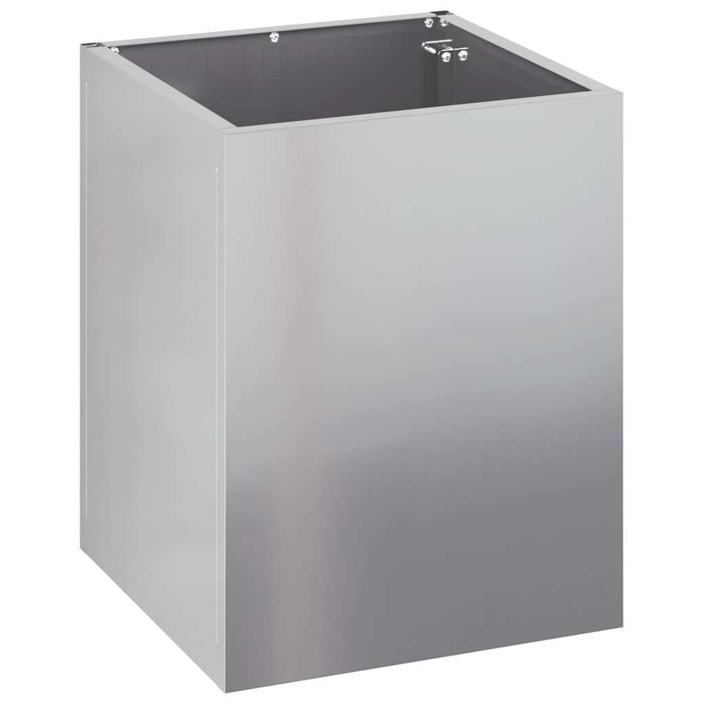 Have Blomsterkrukke Sølv Galvaniseret stål