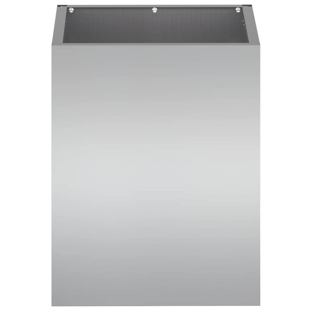 Have Blomsterkrukke Sølv Galvaniseret stål