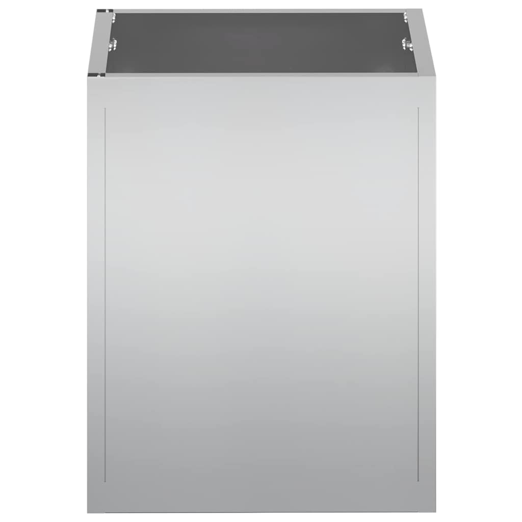 Have Blomsterkrukke Sølv Galvaniseret stål