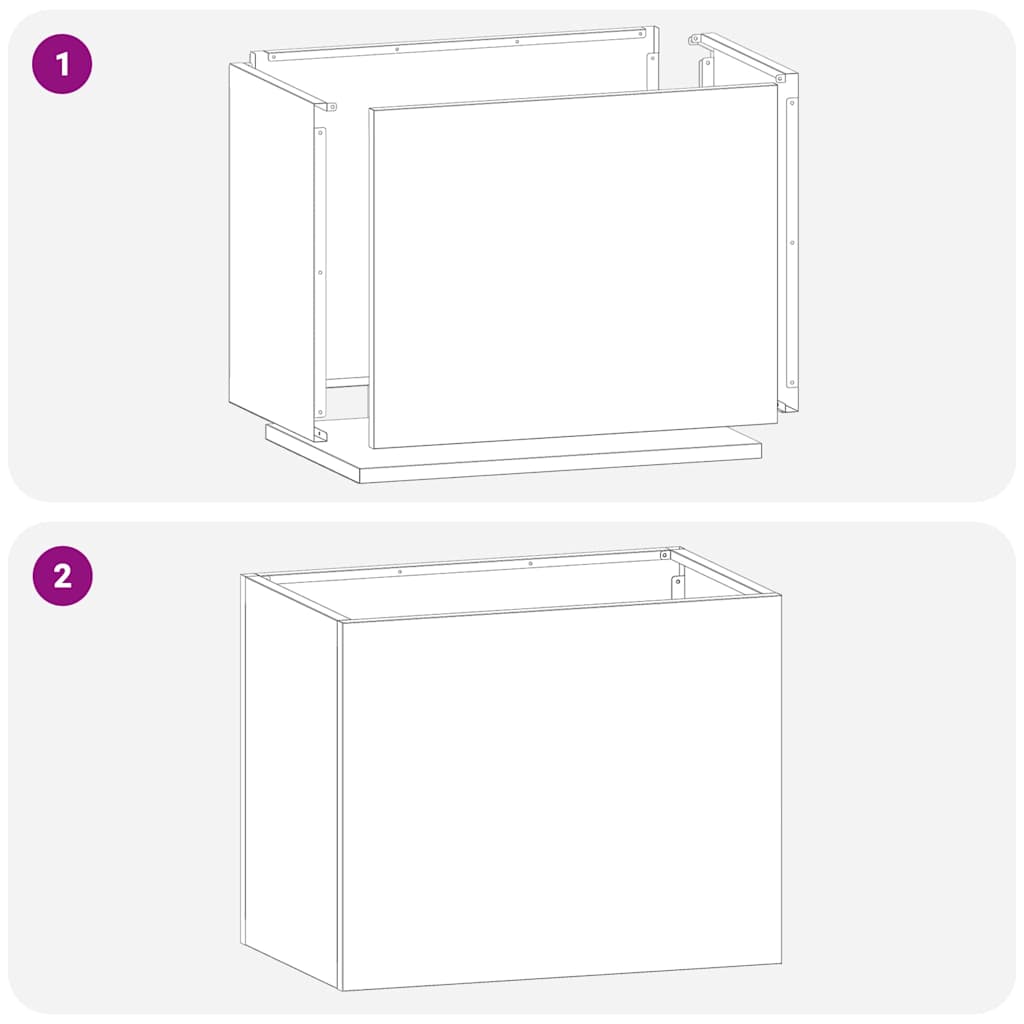 Have Blomsterkrukke Sølv 50 x 32 x 40 cm Galvaniseret stål