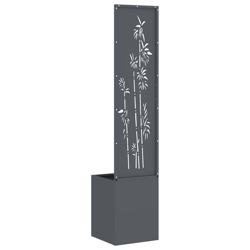 Have privatliv skærm Antracit 32 x 140 cm Koldvalset stål