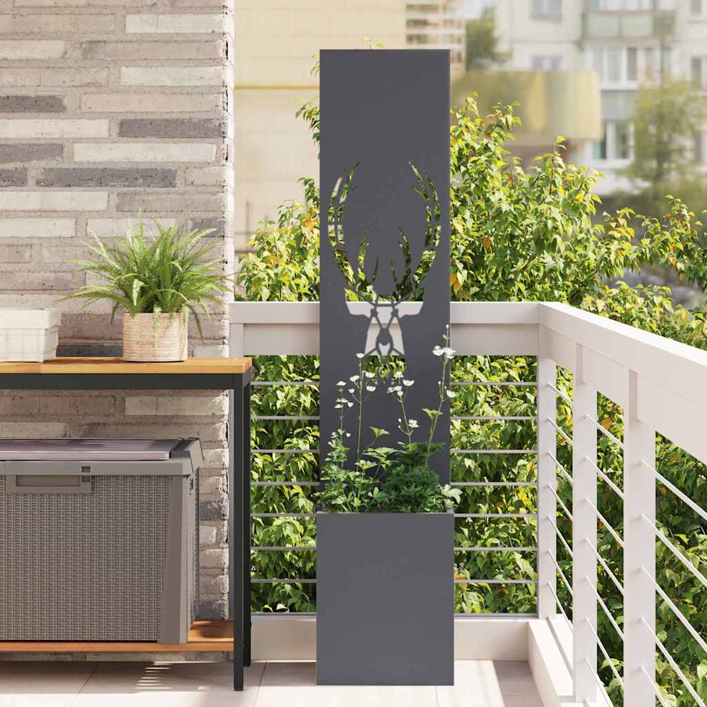 Have privatliv skærm Antracit 32 x 140 cm Koldvalset stål