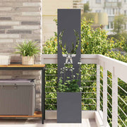 Have privatliv skærm Antracit 32 x 140 cm Koldvalset stål