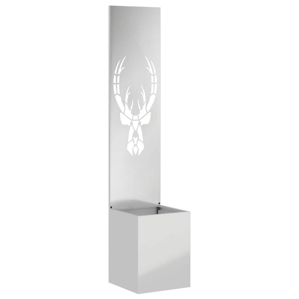 Have privatliv skærm Sølv 32 x 140 cm Galvaniseret stål