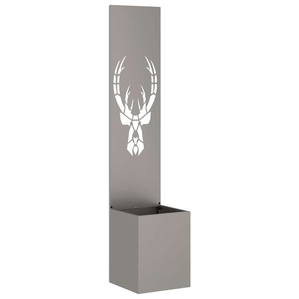 Have privatliv skærm Rusten 32 x 140 cm Forvitret stål