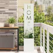Have privatliv skærm Fretwork Hvid 32 x 140 cm Koldvalset stål