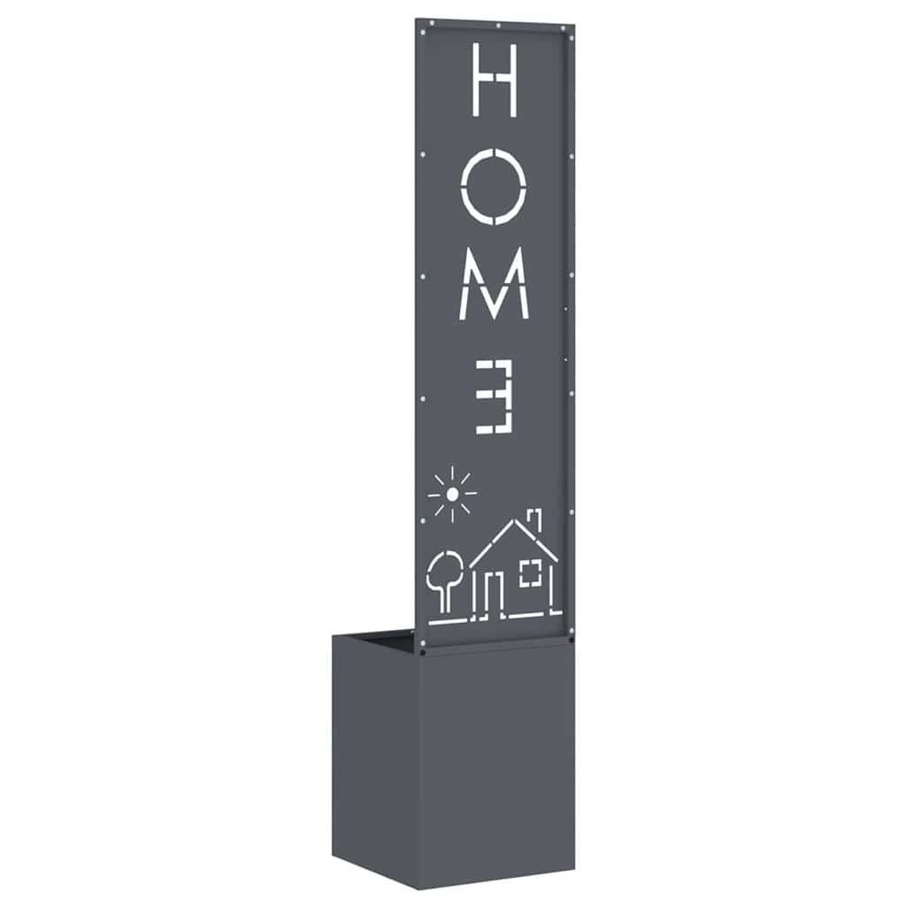 Have privatliv skærm Antracit 32 x 140 cm Koldvalset stål