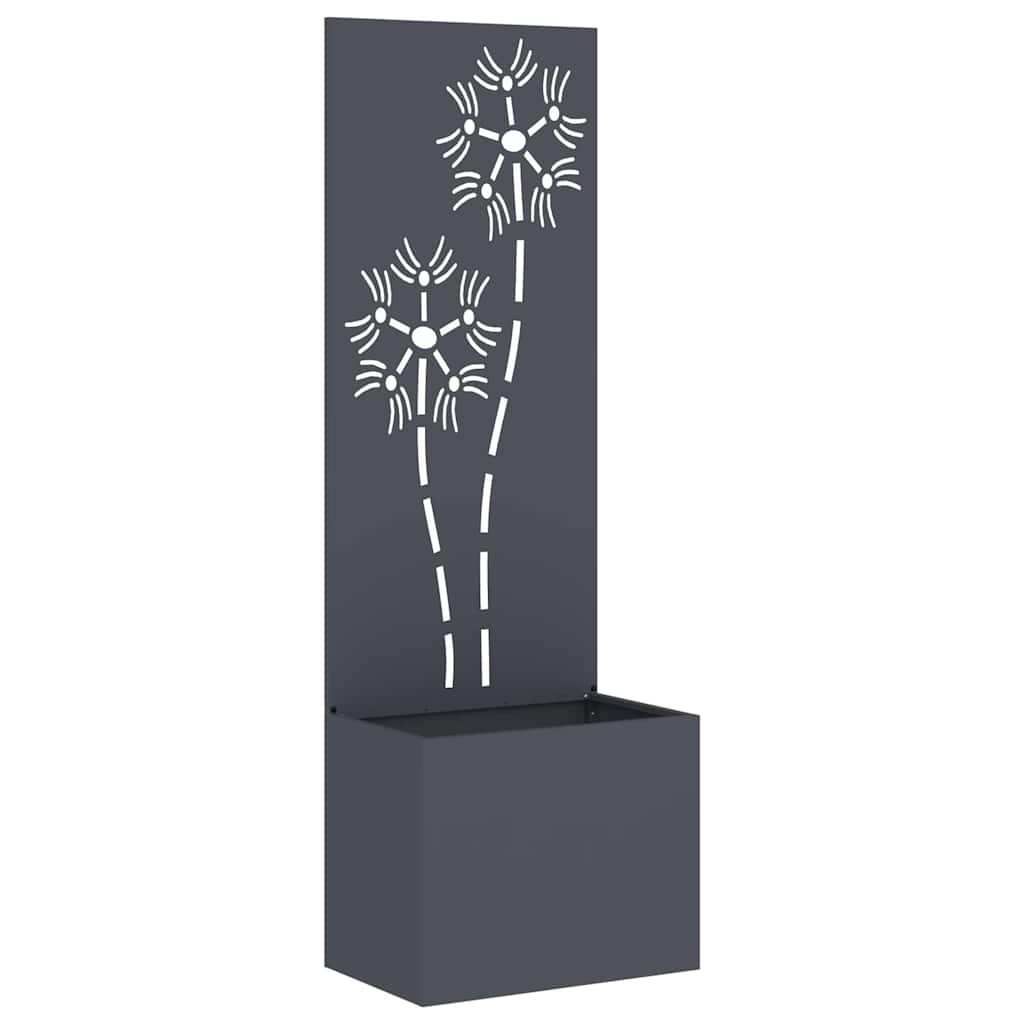 Have privatliv skærm Antracit 50 x 140 cm Koldvalset stål