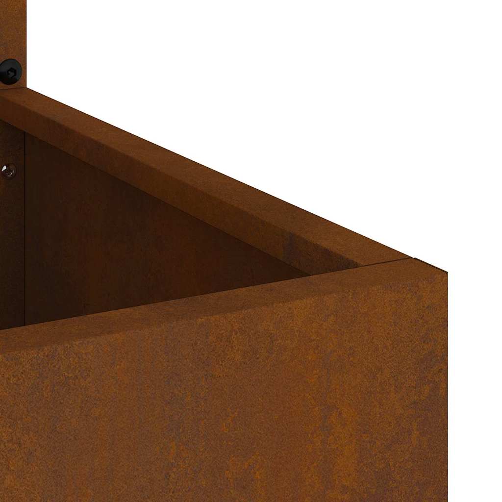 Have privatliv skærm Rusten 50 x 140 cm Forvitret stål