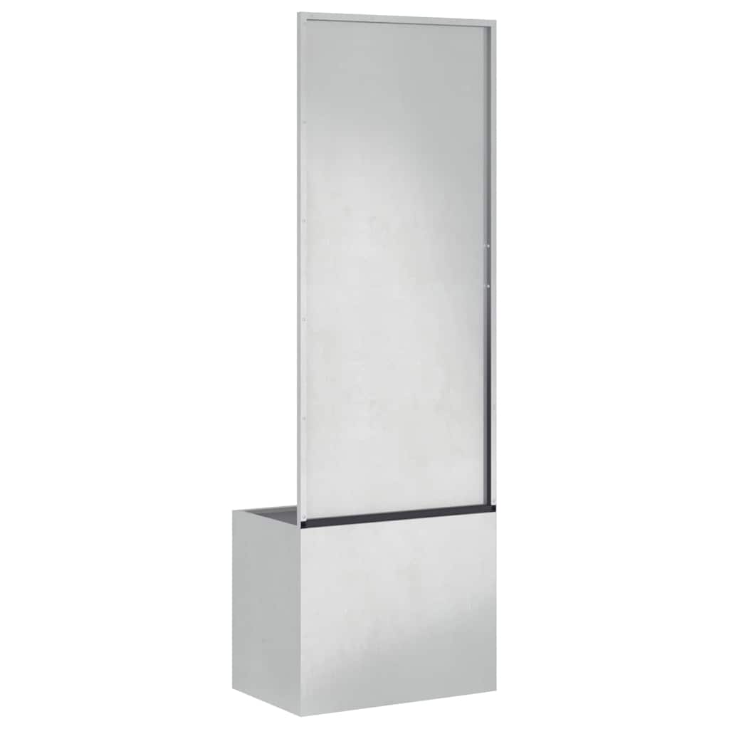 Have privatliv skærm Fretwork Sølv 50 x 140 cm Rustfrit stål