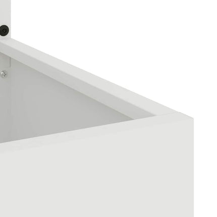 Have privatliv skærm Hvid 50 x 32 x 150 cm Koldvalset stål