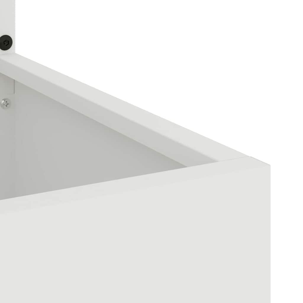 Have privatliv skærm Fretwork Hvid 50 x 140 cm Koldvalset stål