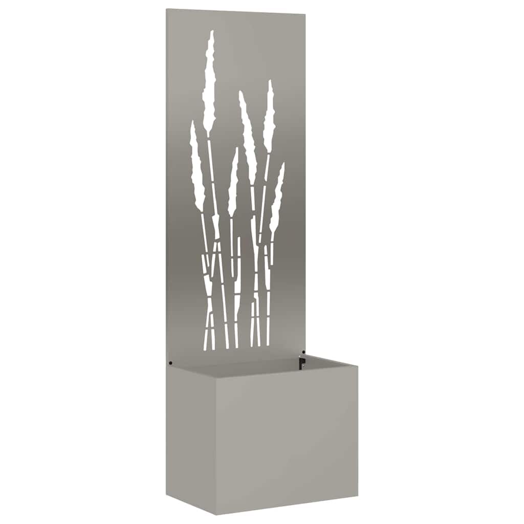 Have privatliv skærm Fretwork Rusten 50 x 140 cm Forvitret stål