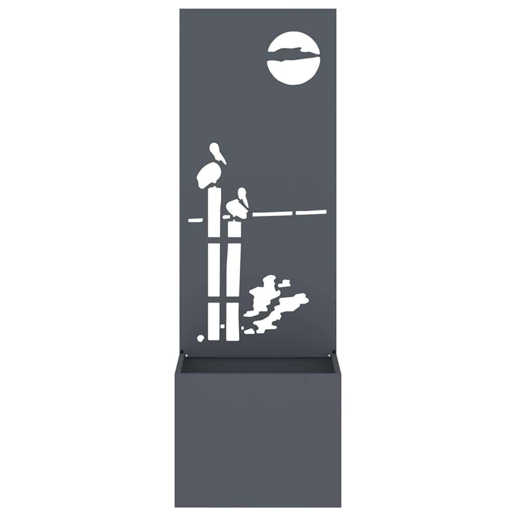 Have privatliv skærm Antracit 50 x 140 cm Koldvalset stål