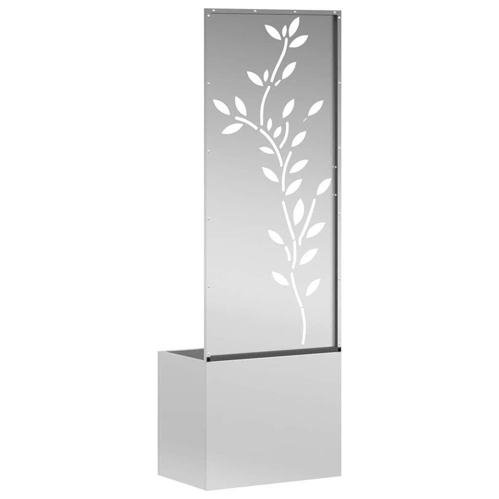 Have privatliv skærm Sølv 50 x 140 cm Galvaniseret stål