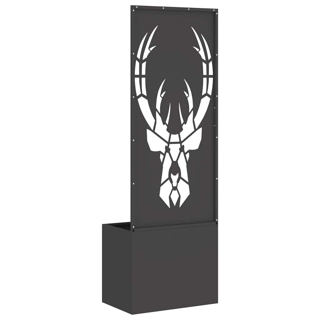 Have privatliv skærm Dyreprint Sort 50 x 140 cm Koldvalset stål