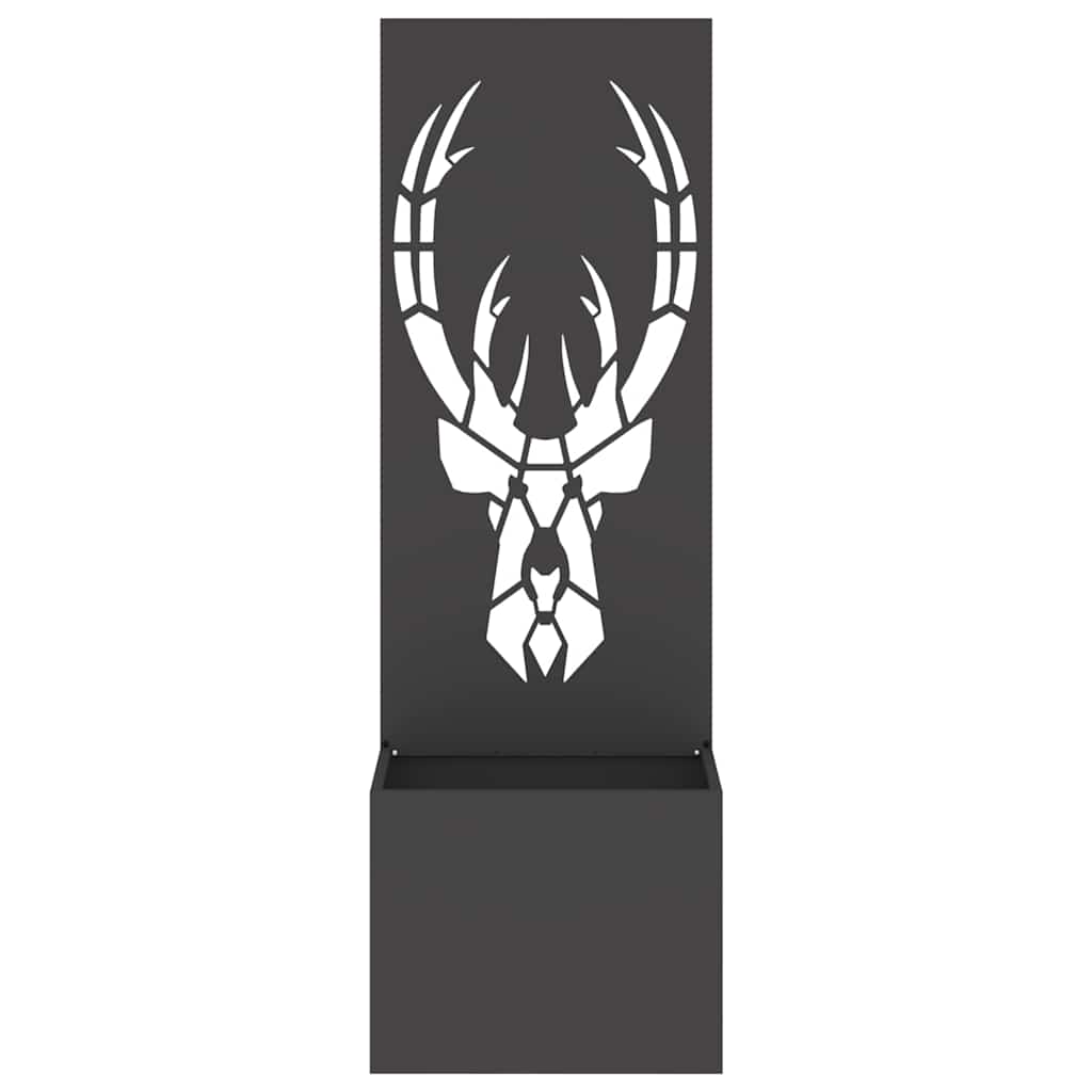 Have privatliv skærm Dyreprint Sort 50 x 140 cm Koldvalset stål