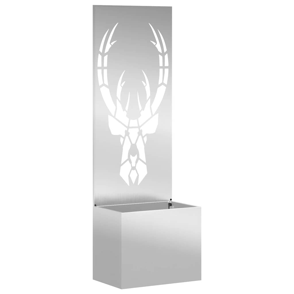 Have privatliv skærm Sølv 50 x 140 cm Galvaniseret stål