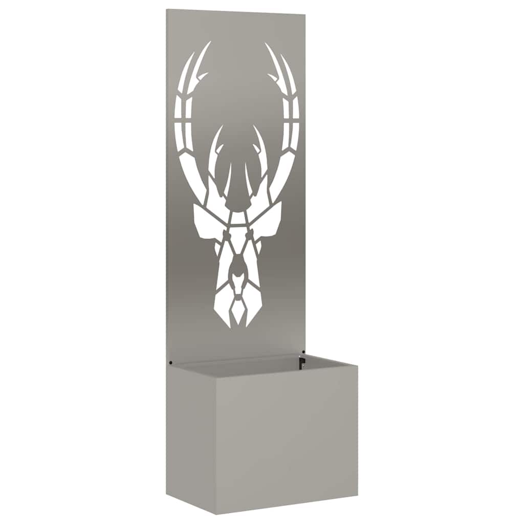 Have privatliv skærm Rusten 50 x 140 cm Forvitret stål