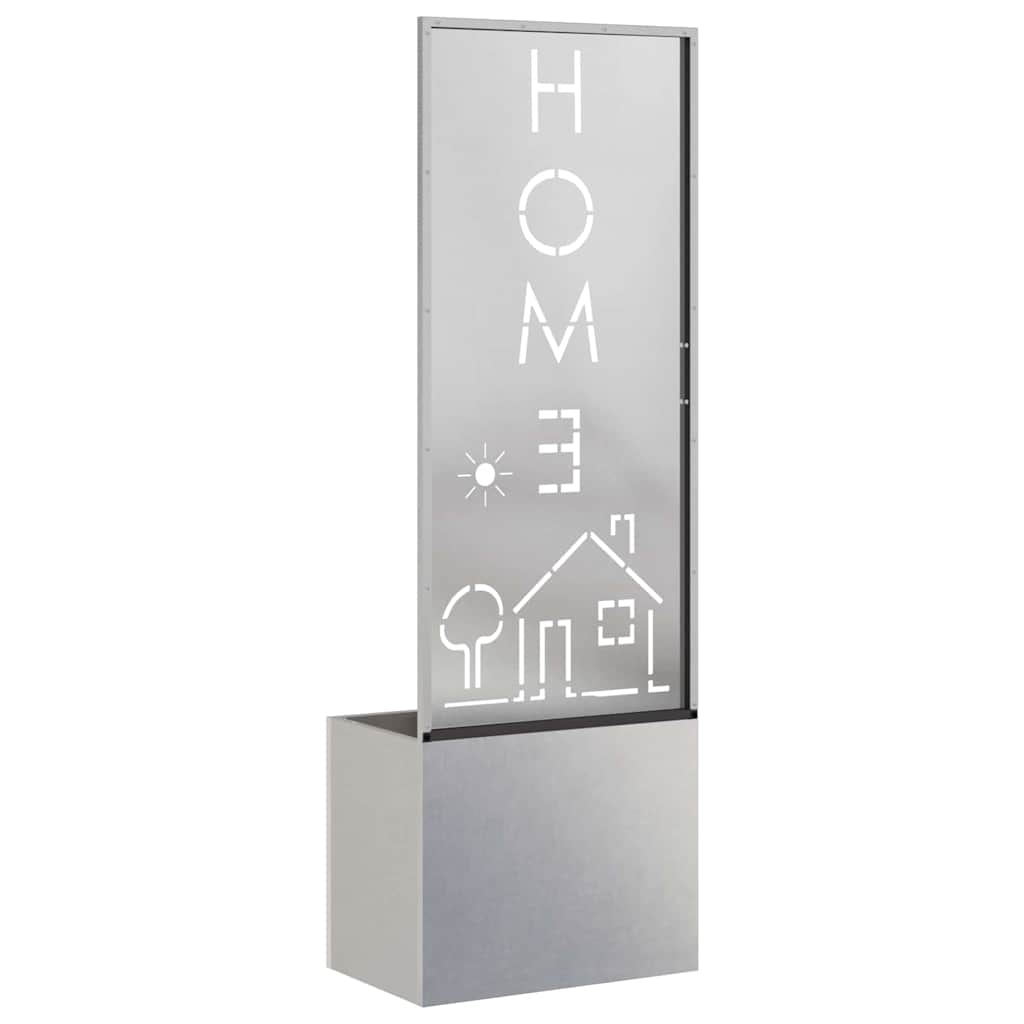 Have privatliv skærm Fretwork Sølv 50 x 140 cm Rustfrit stål