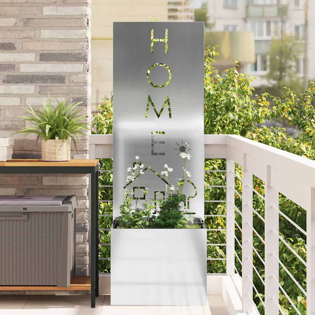 Have privatliv skærm Sølv 50 x 140 cm Galvaniseret stål