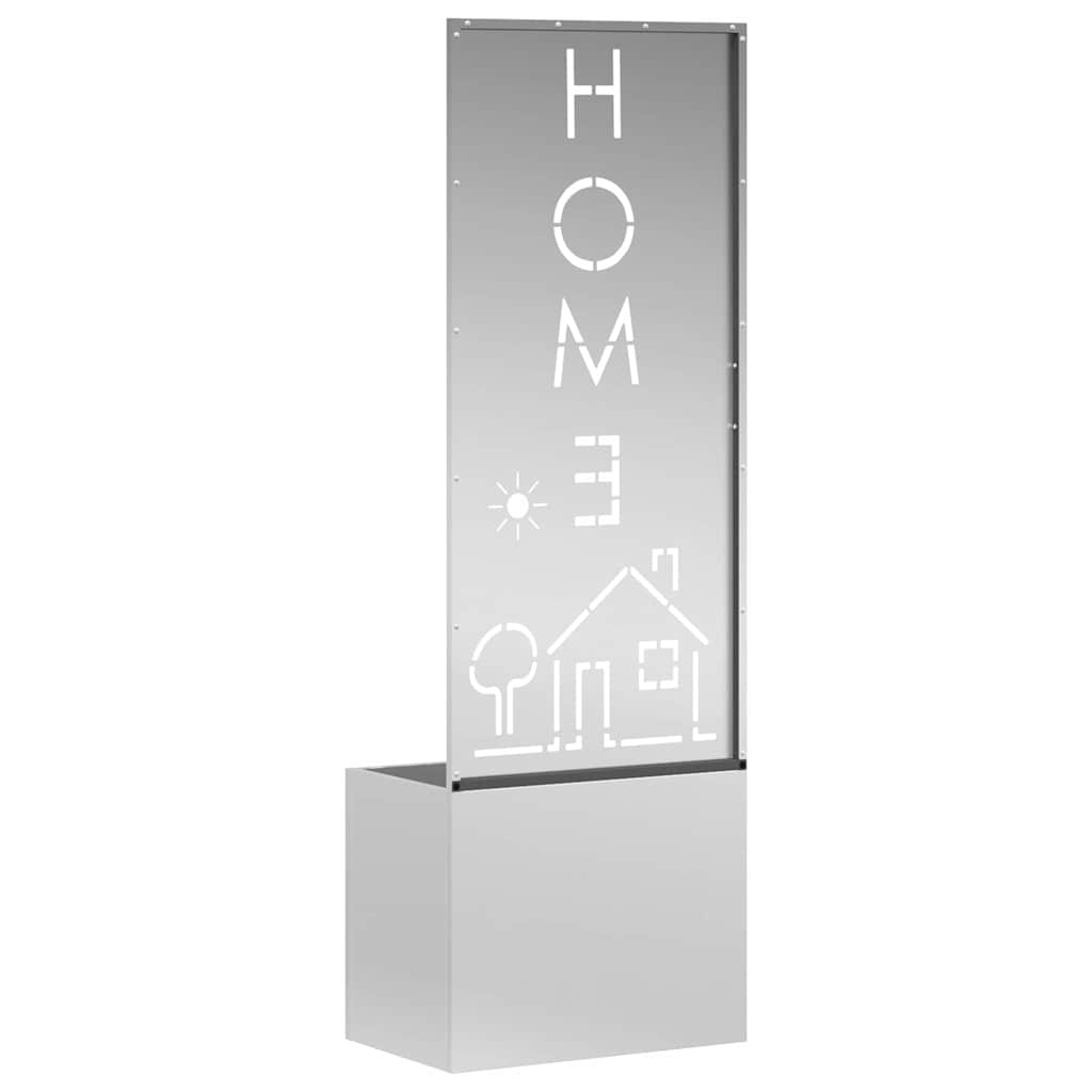 Have privatliv skærm Sølv 50 x 140 cm Galvaniseret stål