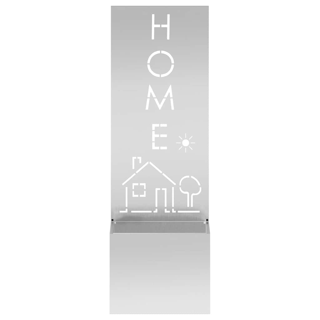 Have privatliv skærm Sølv 50 x 140 cm Galvaniseret stål